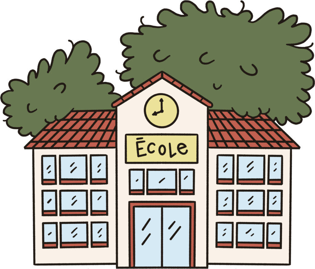 illustration d'une école