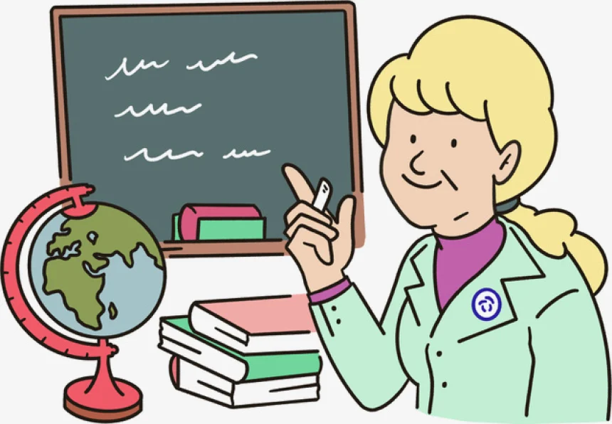 prof qui donne une formation